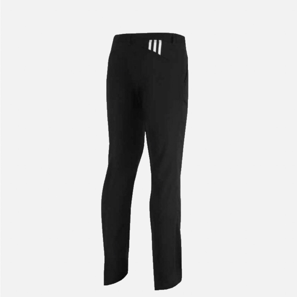NEW! adidas [38x32] Men's 3-Stripe Golf Sport Pants-Black DM3081